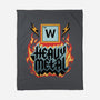 Heavy Metal Nerd-None-Fleece-Blanket-alfbocreative