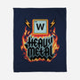 Heavy Metal Nerd-None-Fleece-Blanket-alfbocreative