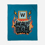 Heavy Metal Nerd-None-Fleece-Blanket-alfbocreative
