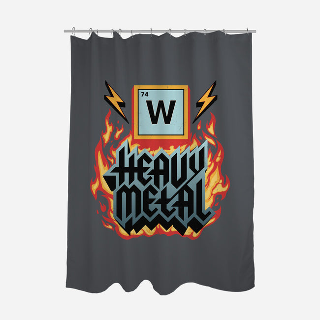 Heavy Metal Nerd-None-Polyester-Shower Curtain-alfbocreative