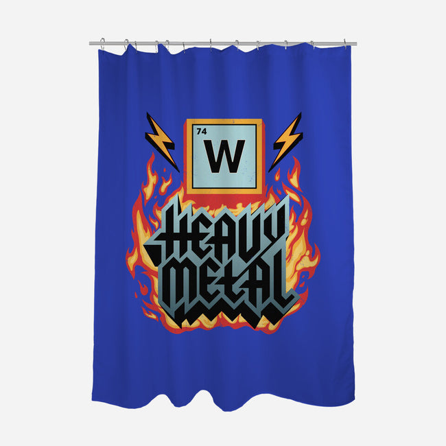 Heavy Metal Nerd-None-Polyester-Shower Curtain-alfbocreative