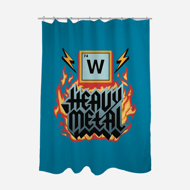 Heavy Metal Nerd-None-Polyester-Shower Curtain-alfbocreative