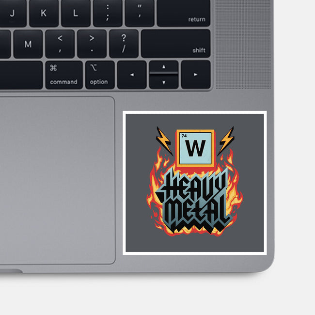 Heavy Metal Nerd-None-Glossy-Sticker-alfbocreative