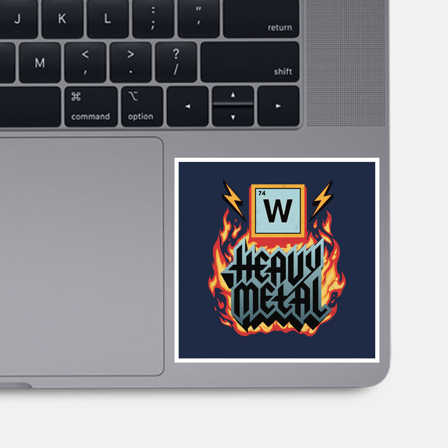 Heavy Metal Nerd-None-Glossy-Sticker-alfbocreative