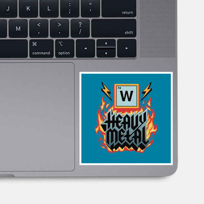 Heavy Metal Nerd-None-Glossy-Sticker-alfbocreative