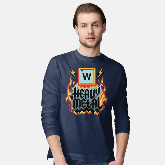 Heavy Metal Nerd-Mens-Long Sleeved-Tee-alfbocreative