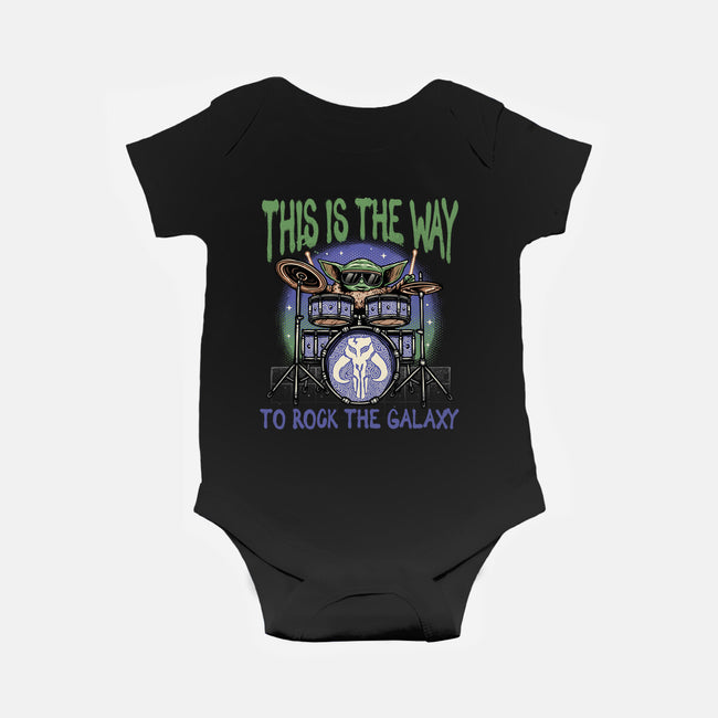 Rock The Galaxy-Baby-Basic-Onesie-glitchygorilla