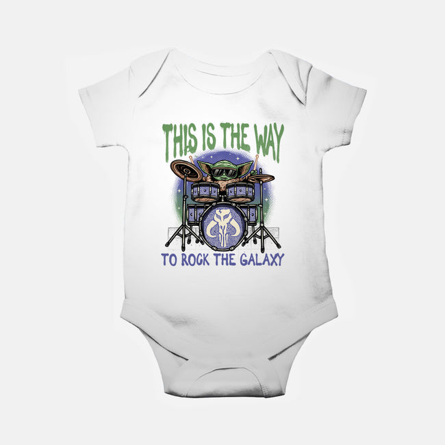 Rock The Galaxy-Baby-Basic-Onesie-glitchygorilla