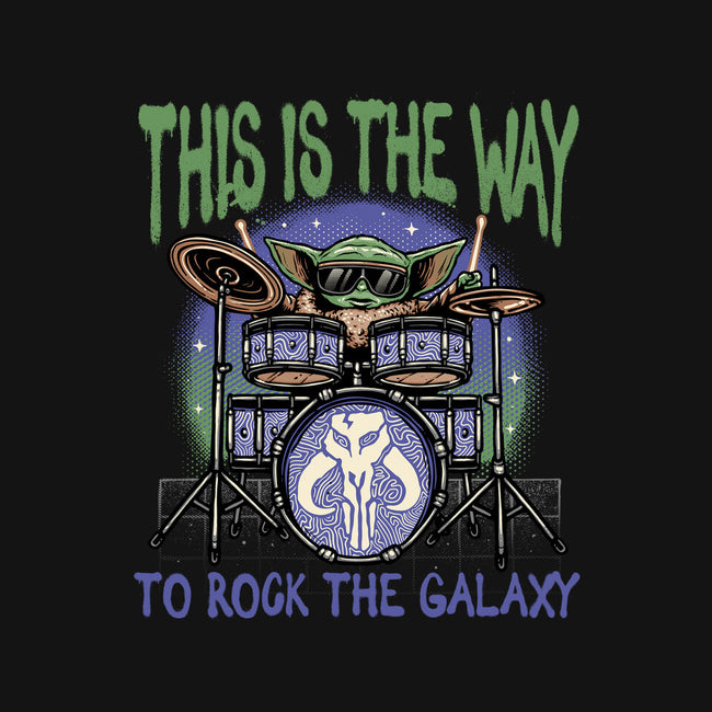 Rock The Galaxy-None-Fleece-Blanket-glitchygorilla