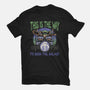 Rock The Galaxy-Womens-Fitted-Tee-glitchygorilla