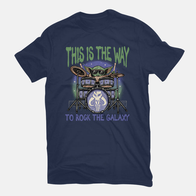 Rock The Galaxy-Womens-Fitted-Tee-glitchygorilla