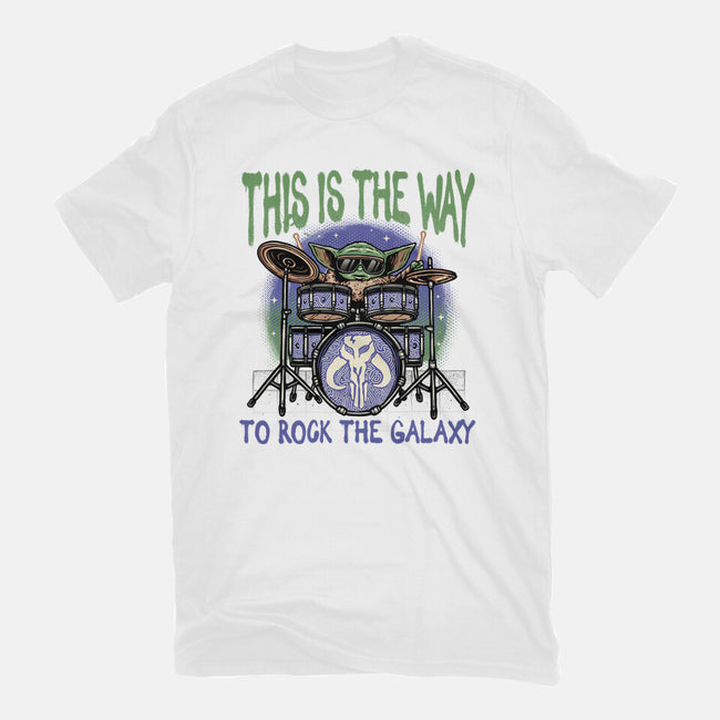 Rock The Galaxy-Womens-Fitted-Tee-glitchygorilla