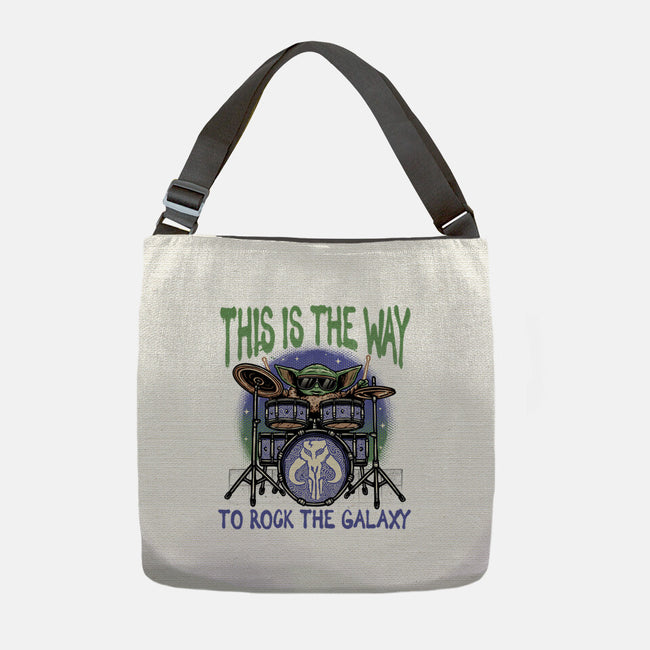 Rock The Galaxy-None-Adjustable Tote-Bag-glitchygorilla