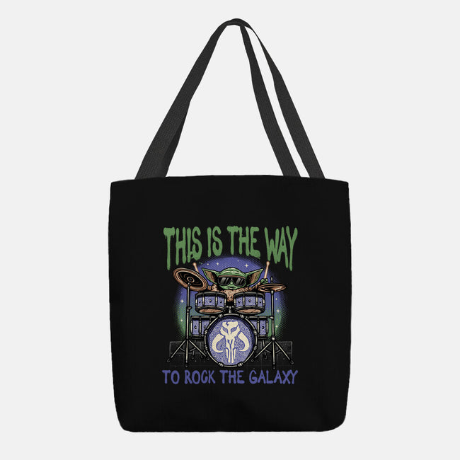 Rock The Galaxy-None-Basic Tote-Bag-glitchygorilla