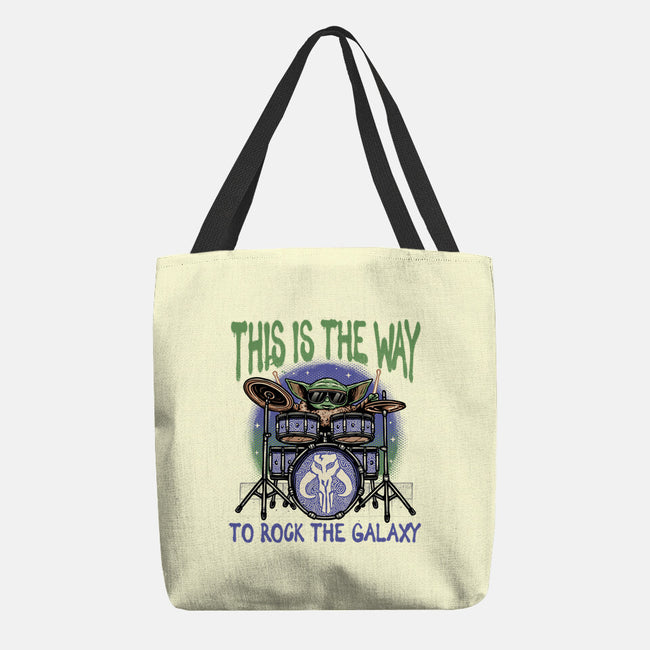 Rock The Galaxy-None-Basic Tote-Bag-glitchygorilla