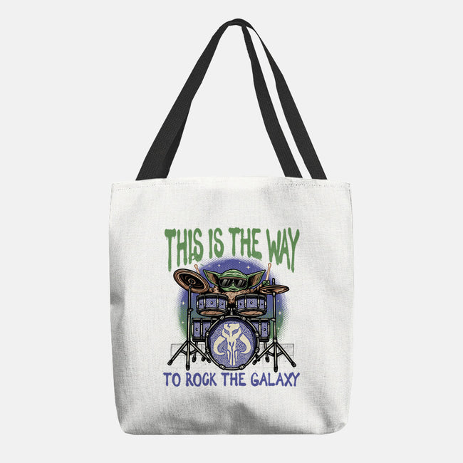 Rock The Galaxy-None-Basic Tote-Bag-glitchygorilla