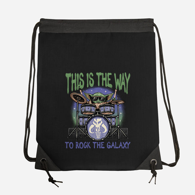 Rock The Galaxy-None-Drawstring-Bag-glitchygorilla
