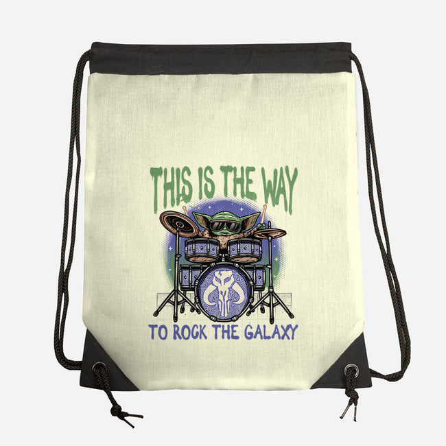 Rock The Galaxy-None-Drawstring-Bag-glitchygorilla