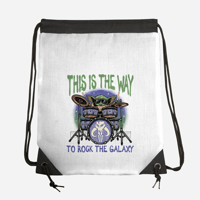 Rock The Galaxy-None-Drawstring-Bag-glitchygorilla