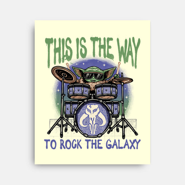 Rock The Galaxy-None-Stretched-Canvas-glitchygorilla