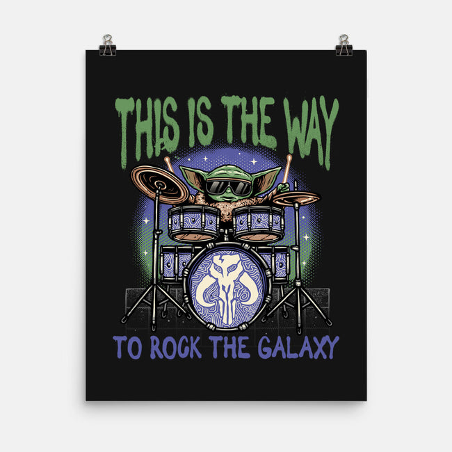 Rock The Galaxy-None-Matte-Poster-glitchygorilla