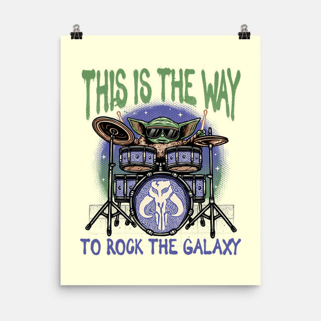 Rock The Galaxy-None-Matte-Poster-glitchygorilla