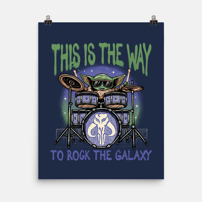 Rock The Galaxy-None-Matte-Poster-glitchygorilla