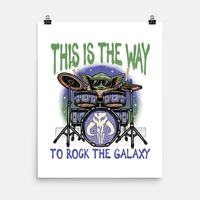 Rock The Galaxy-None-Matte-Poster-glitchygorilla