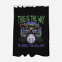 Rock The Galaxy-None-Polyester-Shower Curtain-glitchygorilla
