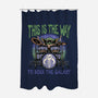 Rock The Galaxy-None-Polyester-Shower Curtain-glitchygorilla