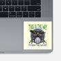 Rock The Galaxy-None-Glossy-Sticker-glitchygorilla