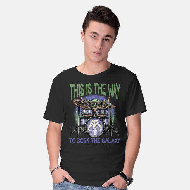 Rock The Galaxy-Mens-Basic-Tee-glitchygorilla