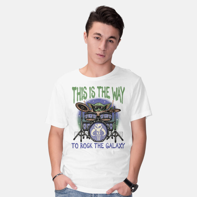 Rock The Galaxy-Mens-Basic-Tee-glitchygorilla