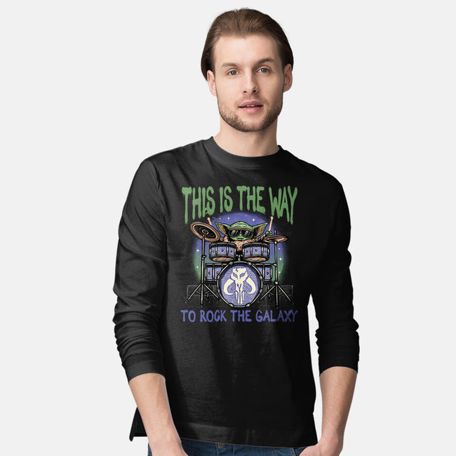 Rock The Galaxy-Mens-Long Sleeved-Tee-glitchygorilla