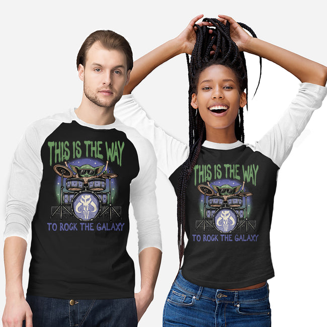 Rock The Galaxy-Unisex-Baseball-Tee-glitchygorilla