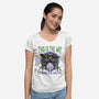 Rock The Galaxy-Womens-V-Neck-Tee-glitchygorilla