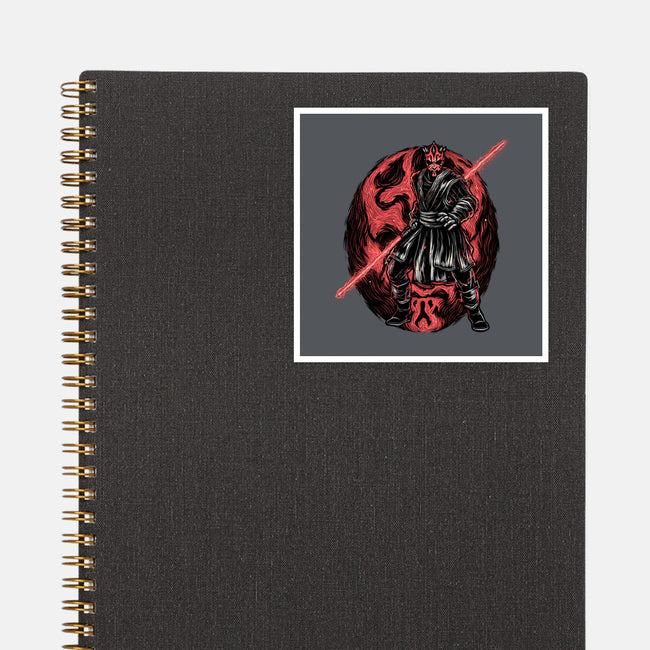 Red Is The Color Of Vengeance-None-Glossy-Sticker-glitchygorilla