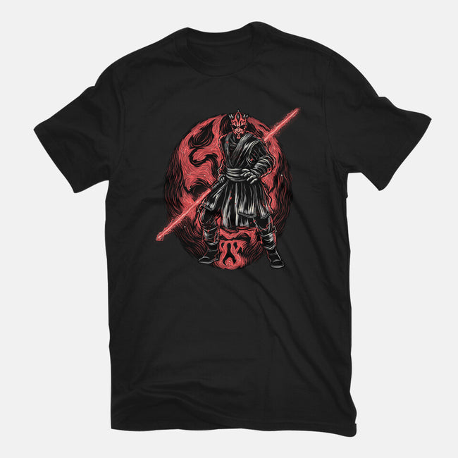 Red Is The Color Of Vengeance-Womens-Fitted-Tee-glitchygorilla