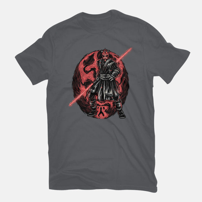 Red Is The Color Of Vengeance-Womens-Fitted-Tee-glitchygorilla