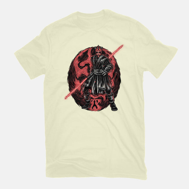 Red Is The Color Of Vengeance-Mens-Basic-Tee-glitchygorilla