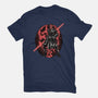 Red Is The Color Of Vengeance-Unisex-Basic-Tee-glitchygorilla