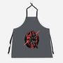 Red Is The Color Of Vengeance-Unisex-Kitchen-Apron-glitchygorilla