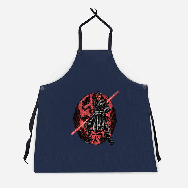 Red Is The Color Of Vengeance-Unisex-Kitchen-Apron-glitchygorilla