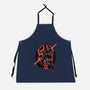 Red Is The Color Of Vengeance-Unisex-Kitchen-Apron-glitchygorilla