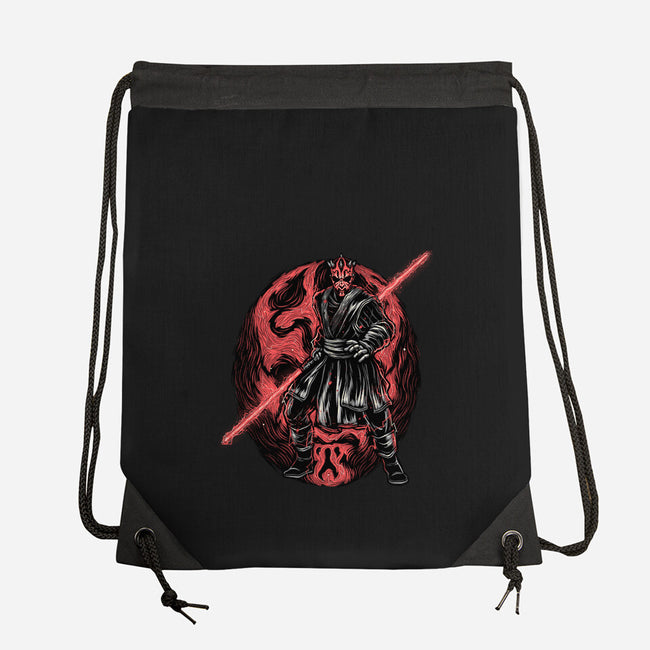 Red Is The Color Of Vengeance-None-Drawstring-Bag-glitchygorilla