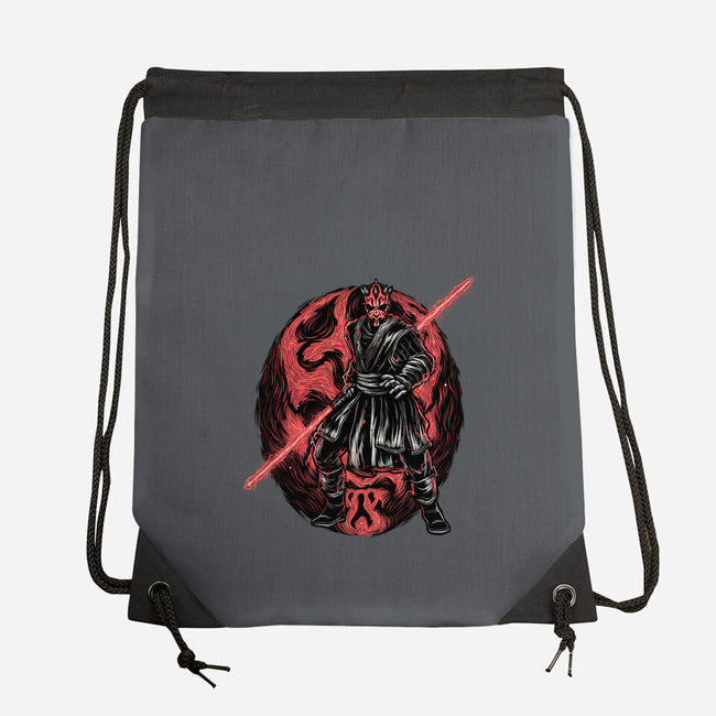 Red Is The Color Of Vengeance-None-Drawstring-Bag-glitchygorilla