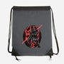 Red Is The Color Of Vengeance-None-Drawstring-Bag-glitchygorilla