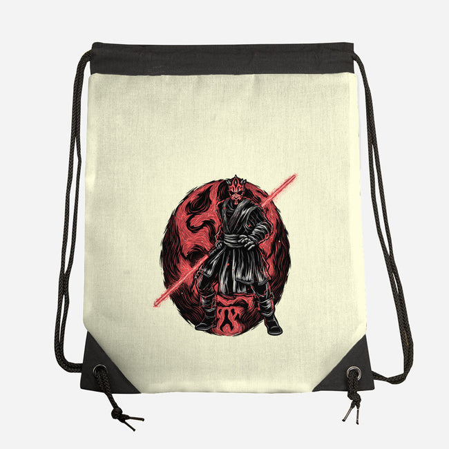 Red Is The Color Of Vengeance-None-Drawstring-Bag-glitchygorilla