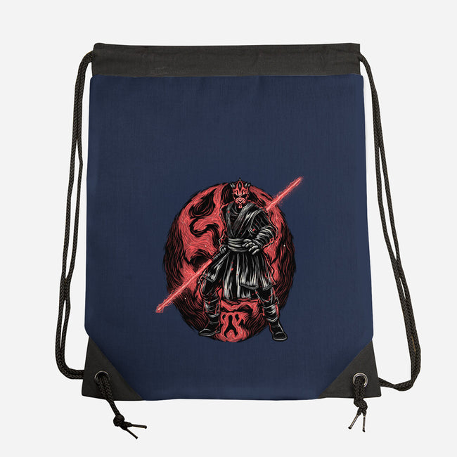 Red Is The Color Of Vengeance-None-Drawstring-Bag-glitchygorilla