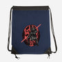 Red Is The Color Of Vengeance-None-Drawstring-Bag-glitchygorilla